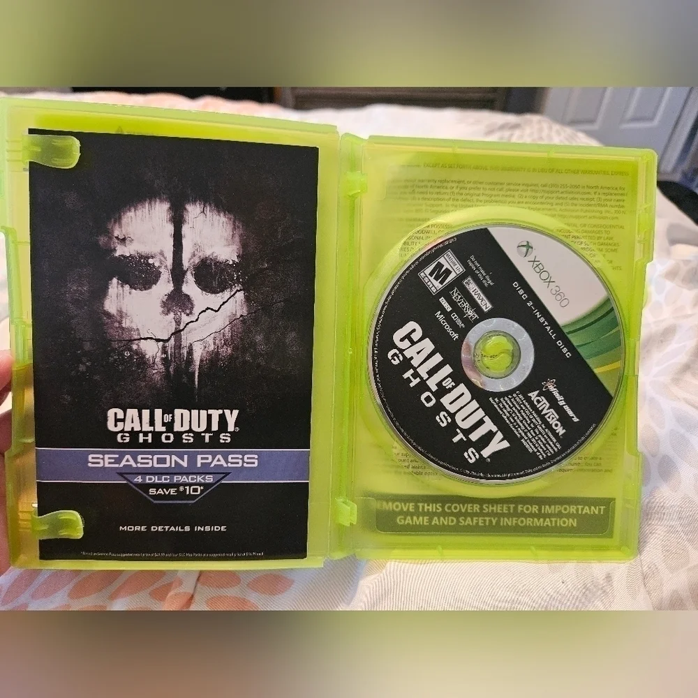 Xbox 360 Call of Duty Ghosts - install disc only